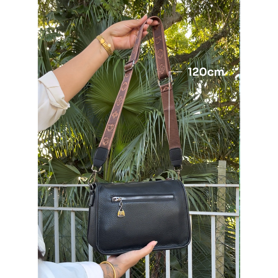 Bolsa Cruzada de Piel Milane