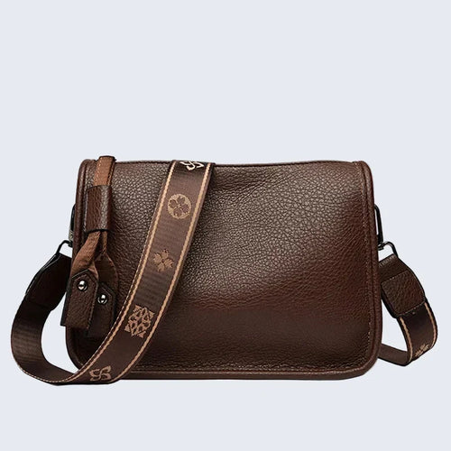 Bolsa Cruzada de Piel Milane