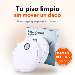 Robot Aspiradora Clean G 3 en 1 — Tu Piso Limpio Sin Esfuerzo [COMPRA 1 Y LLÉVATE 2]